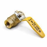 Valve, Brass Ball, For Gas, zah. 50A    2(56.6) inch(mm) PT ; Qty = 5; VAL-BB-GY-BB-G-2(56.6)-5
