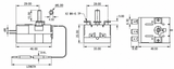 Thermostat, Adjustable, Capillary Type, Knob Type, zad. 0 ~ 80 °C (t)  20/250 A/VAC (E)  5.8 X 121 mm (B); Qty = 200; THE-ACKR-TS-080S-200