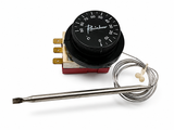 Thermostat, Adjustable, Capillary Type, Knob Type, zad. 0 ~ 80 °C (t)  20/250 A/VAC (E)  5.8 X 121 mm (B); Qty = 200; THE-ACKR-TS-080S-200