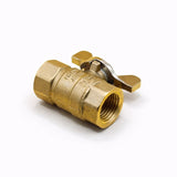 Valve, Brass Ball Valve, Butterfly  Handle, Industrial Use, zad. 20A    3/4 (24.1) inch (mm) (PT Type) ; Qty = 1; VAL-BVBH-P75-1