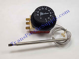 Thermostat, Adjustable, Capillary Type, Knob Type, zac. 0 ~ 50 °C (t)  20/250 A/V (E)  05.8 X 127 mm (B); Qty = 2; THE-ACKR-TS-050S-2