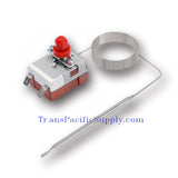 Thermostat, Fixed, Capillary Type, Manual Reset, zac. 120°C Fixed °C (t)  20/250 A/V (E)  05.0 X 102 mm (B); Qty = 5; THE-FCRR-TSR-120SF-5