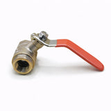Valve, Brass Ball Valve, Long Neck, Industrial Use, zaa. 15A    1/2 (18.6) inch (mm) (PT Type) ; Qty = 5; VAL-BVLN-P50-5