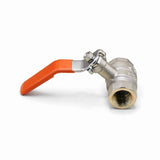 Valve, Brass Ball Valve, For Industrial Use(Long Neck), zaf. 50A    2(56.6) inch(mm) PT ; Qty = 2; VAL-BB-IU(LN)Y-BB-IU(LN)-2(56.6)-2