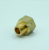 Fitting, Brass Fitting, Adapter(Reducer), zae. A(R)    3/8(14.9) Inch(mm) PT  1/8(9.7) Inch(mm) PT; Qty = 10; FIT-B-A(R)Y-A(R)-3/8(14.9)-1/8(9.7)-10
