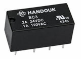Relay, Telecom Relay, zbu. 1A 120VAC,  2A 24VDC    6V 150mW   ; Qty = 50; REL-TH-BC3-6-H-50