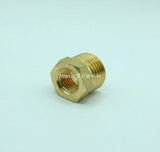 Fitting, Brass Fitting, Bushing, zaf. B    1/2(20.9) inch(mm) PT  3/8(14.9) inch(mm) PT; Qty = 10; FIT-B-BY-B1/2(20.9)-3/8(14.9)-10