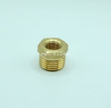 Fitting, Brass Fitting, Bushing, zao. B    1.25(41.9) inch(mm) PT  1/2(18.6) inch(mm) PT; Qty = 10; FIT-B-BY-B1.25(41.9)-1/2(18.6)-10