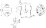 Buzzer, Piezo, DIP Type, zag. 9 V   ≥80 dB   1~30 V ; Qty = 500; BUZ-PDDBUZPD-1920-500