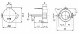 Buzzer, Piezo, DIP Type, zab. 9 V   ≥92 dB   1~30 V ; Qty = 1000; BUZ-PD2328-1000