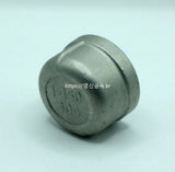 Fitting, Stainless Steel Fitting, Cap, zab. 8A    1/4(11.4) inch(mm) PT ; Qty = 5; FIT-S-CY-C-1/4(11.4)-5