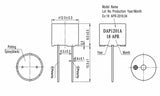 Buzzer, Magnetic, DIP Type, zak. 1.5 V   ≥92 dB   1~2 V ; Qty = 100; BUZ-MD-1201-100