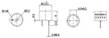 Buzzer, Magnetic, DIP Type, zai. 5 V   ≥85 dB   4~9 V ; Qty = 30; BUZ-MDDBUZMD-1206-30