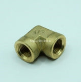Fitting, Brass Fitting, Female Elbow Connector, zab. 8A    1/4(11.4) Inch(mm) PT ; Qty = 5; FIT-B-FECY-FEC-1/4(11.4)-5