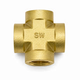Fitting, Brass Fitting, Female Union(Cross), zae. 20A    3/4 (24.1) Inch (mm) (PT) ; Qty = 1; FIT-B-FUCY-P75-1