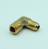 Fitting, Brass Fitting, Flared Elbow Fitting, zaq. FEF    1/2(20.9) inch(mm) PT  3/4(19.05) inch(mm) Flare; Qty = 2; FIT-B-FEFY-FEF-1/2(20.9)-3/4(19.05)-2