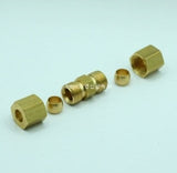 Fitting, Brass Fitting, Flared Fittings(Ring Connector), zaa. 1/8(3.18) inch(mm) Flare ; Qty = 20; FIT-B-FFUY-FFU-1/8(3.18)-20