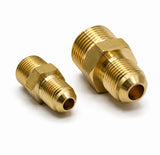 Fitting, Brass Fitting, Flared Male Connector, zaf. 8A    1/4 (13.1) inch (PT) ; Qty = 20; FIT-B-FMC-P25-P31-20