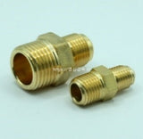 Fitting, Brass Fitting, Flared Male Connector, zal. 10A    3/8(16.6) inch(mm) PT  1/2(12.7) inch(mm) Flare; Qty = 10; FIT-B-FMCY-FMC-3/8(16.6)-1/2(12.7)-10