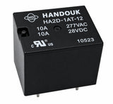 Relay, Power Relay, zao. 12A 125VAC    12VDC 0.36W   ; Qty = 50; REL-PH-HA2D-1CT-12-50