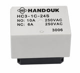 Relay, Power Relay, zbm. 6A 125/250VAC    5VDC 0.40W   ; Qty = 50; REL-PH-HC3-1C(T)-5-50
