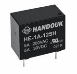 Relay, Power Relay, zcl. 5A 250VAC    5VDC 0.20W   ; Qty = 50; REL-PH-HE-1A-5SH-50