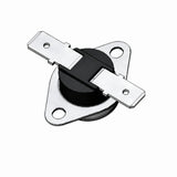 Thermostat, 1/2" Disc, Auto-reset, Normally Open, Horizontal, Fixed Flange, Terminal Size 187, N-Type (Normal Type), zaq. 85 ℃ (OT)  75 ℃ (CT) ; Qty = 10; THE-2AOHF1-NW85-10