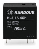 Relay, Power Relay, zgd. 10A 250VAC 30VDC    3VDC 0.54W   ; Qty = 50; REL-PH-HL3-1A-3-50