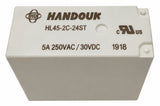 Relay, Power Relay, zhb. 6A 250VAC 30VDC    24VDC 0.7W   ; Qty = 50; REL-PH-HL45-2C-24-50
