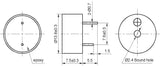 Buzzer, Magnetic, DIP Type, zaa. 5 V   ≥80 dB   3~16 V ; Qty = 500; BUZ-MDDBUZMD-1475-500