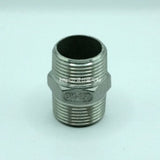 Fitting, Stainless Steel Fitting, Hex Male Connector, zah. 40A    1.5(46.3) inch(mm) PT ; Qty = 2; FIT-S-HMCY-HMC-1.5(46.3)-2