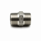 Fitting, Stainless Steel Fitting, Hex Male Connector, zae. 20A    3/4 (26.4) inch (mm) (PT Type) ; Qty = 4; FIT-S-HMCY-P75-4