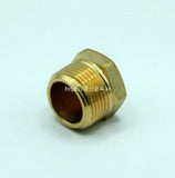 Fitting, Brass Fitting, Hex Plug(Hole Cover), zad. 15A    1/2(20.9) inch(mm) PT ; Qty = 20; FIT-B-HPY-HP-1/2(20.9)-20
