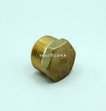 Fitting, Brass Fitting, Hex Plug(Hole Cover), zae. 20A    3/4(26.4) inch(mm) PT ; Qty = 4; FIT-B-HPY-HP-3/4(26.4)-4