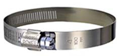 Clamp, Hose Clamp, Coated Steel Bolt, Stainless Steel Band, zax. 11 inch (ID)  8.9-10.8 Inch (R) ; Qty = 100; CLA -H-CS D4024-100