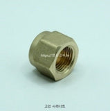 Fitting, Brass Fitting, Lock Nut, High Pressure, zac. 3/8(9.52) inch(mm)  ; Qty = 10; FIT-B-LNHPY-H-308-10