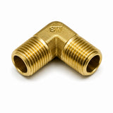 Fitting, Brass Fitting, Male Elbow Connector, zad. 15A    1/2 (20.9) Inch (mm) (PT) ; Qty = 5; FIT-B-MECY-P50-5
