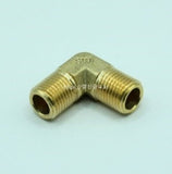 Fitting, Brass Fitting, Male Elbow Connector, zac. 10A    3/8(16.6) Inch(mm) PT ; Qty = 5; FIT-B-MECY-MEC-3/8(16.6)-5