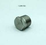 Fitting, Stainless Steel Fitting, Pipe Connecting Plug (High Quality), zaf. 25A    1(33.2) inch(mm) PT ; Qty = 5; FIT-S-PCPHY-PCPH-1(33.2)-5