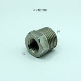 Fitting, Stainless Steel Fitting, Reducer, Bushing(High Quality), zao. 2(59.6) inch(mm) PT  1.5(42.8) inch(mm) PT ; Qty = 5; FIT-S-RBHY-RBH-2(59.6)-1.5(42.8)-5