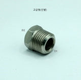 Fitting, Stainless Steel Fitting, Reducer, Bushing(High Quality), zai. 1(33.2) inch(mm) PT  3/4(24.1) inch(mm) PT ; Qty = 10; FIT-S-RBHY-RBH-1(33.2)-3/4(24.1)-10