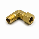 Fitting, Brass Fitting, Ring Elbow Connector, zav.  3/4 (26.4) inch (mm) (PT)  3/4 (19.05) inch (mm) (Flare); Qty = 3; FIT-B-RECY-P75-P75-3