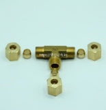 Fitting, Brass Fitting, Ring Tee Fitting A, zai. RTA    25mm inch(mm) Flare ; Qty = 1; FIT-B-RTAY-RTA-25mm-1