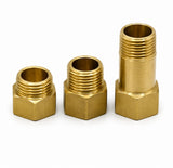 Fitting, Brass Fitting, Service Fitting, zad.  1/2 inch (PT)  70 mm (L); Qty = 3; FIT-B-SFY-P53-70-3