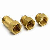 Fitting, Brass Fitting, Service Fitting, zad.  1/2 inch (PT)  70 mm (L); Qty = 3; FIT-B-SFY-P53-70-3
