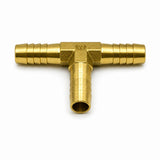 Fitting, Brass Fitting, Tee Connector for Hose, zaf. TCH    13 mm (ID) ; Qty = 5; FIT-B-TCHY-13-5
