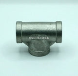 Fitting, Stainless Steel Fitting, Tee Pipe Connector, zaa. 6A    1/8(8.5 ) inch(mm) PT ; Qty = 10; FIT-S-TPCY-TPC-1/8(8.5 )-10
