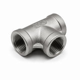 Fitting, Stainless Steel Fitting, Tee Pipe Connector, zah. 50A    2 (56.6) inch (mm) (PT Type) ; Qty = 2; FIT-S-TPCY-2P00-2