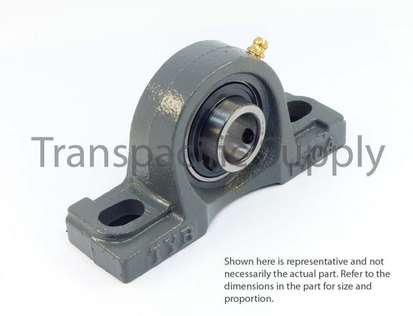 Pillow Block Bearing, Korea, 35 mm (d) x 167 mm (a) x 93 mm (w), Q = 5 Bearings, BER1-K-UCP 207-5